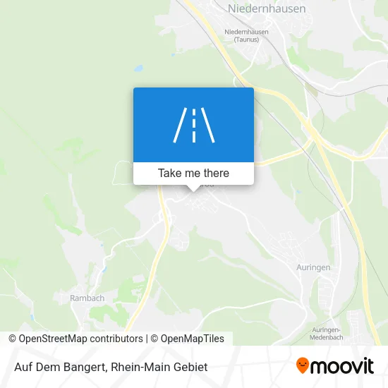 Карта Auf Dem Bangert