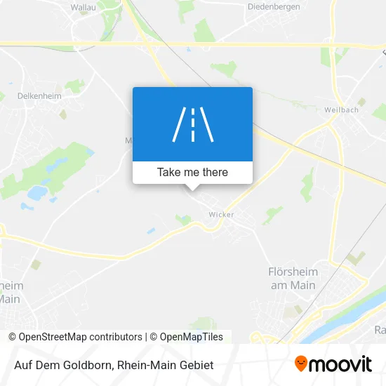 Карта Auf Dem Goldborn