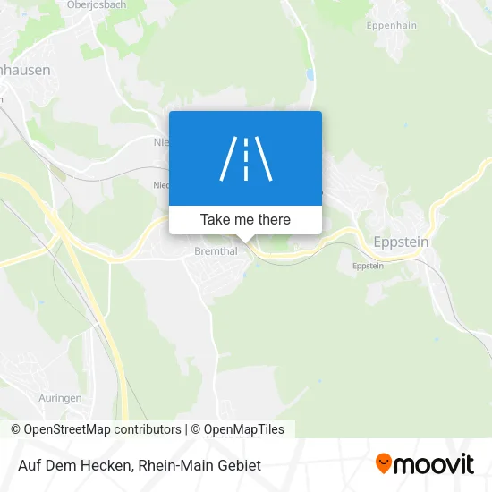 Карта Auf Dem Hecken