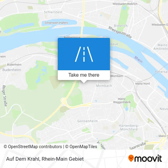 Карта Auf Dem Krahl