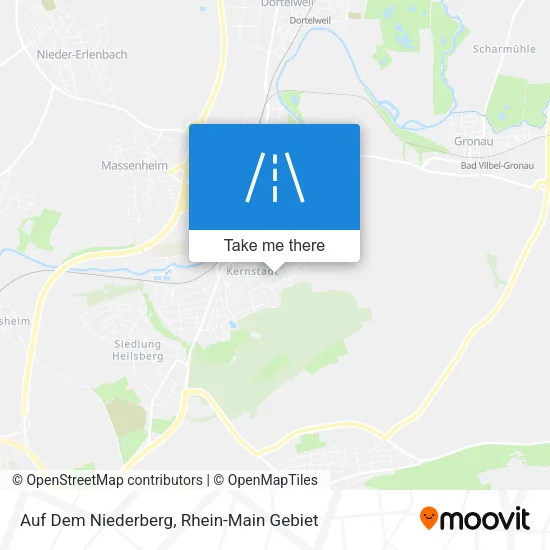 Карта Auf Dem Niederberg