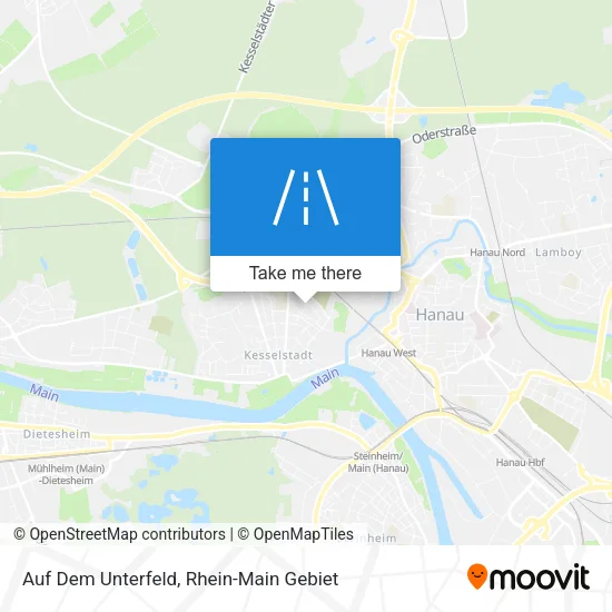 Карта Auf Dem Unterfeld