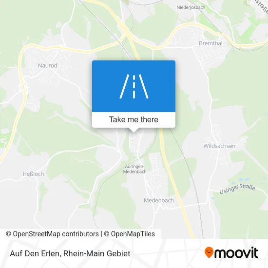 Карта Auf Den Erlen