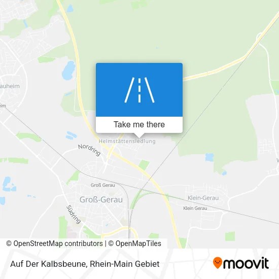 Карта Auf Der Kalbsbeune