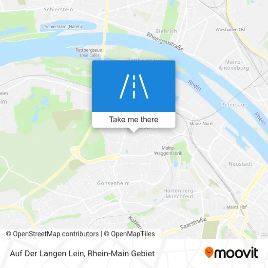Карта Auf Der Langen Lein