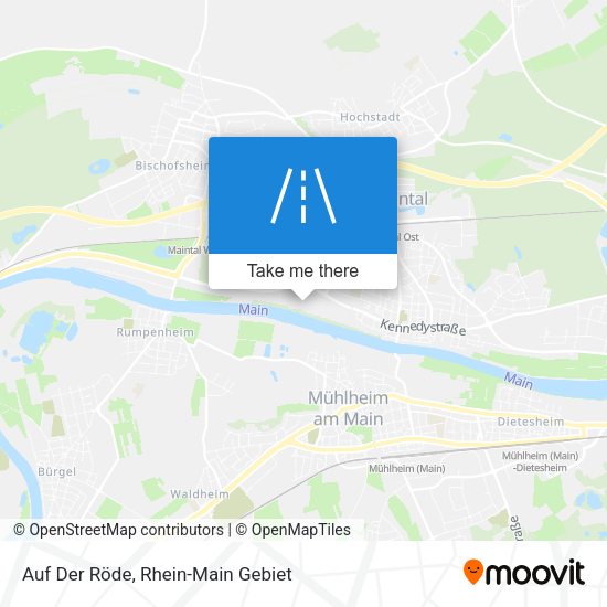 Карта Auf Der Röde