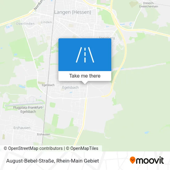 Карта August-Bebel-Straße