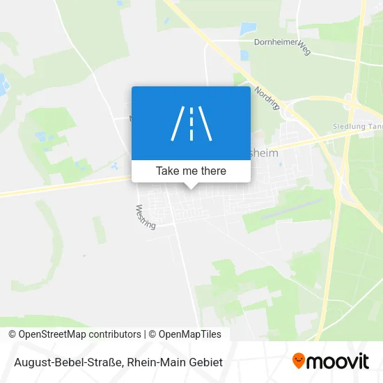 Карта August-Bebel-Straße