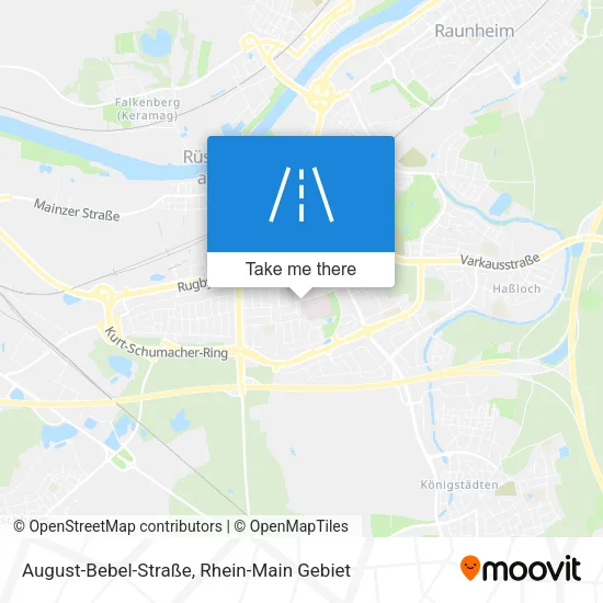 Карта August-Bebel-Straße