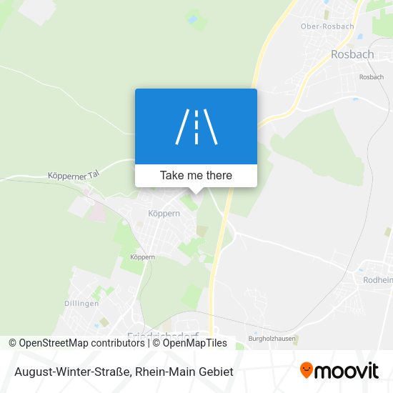August-Winter-Straße map
