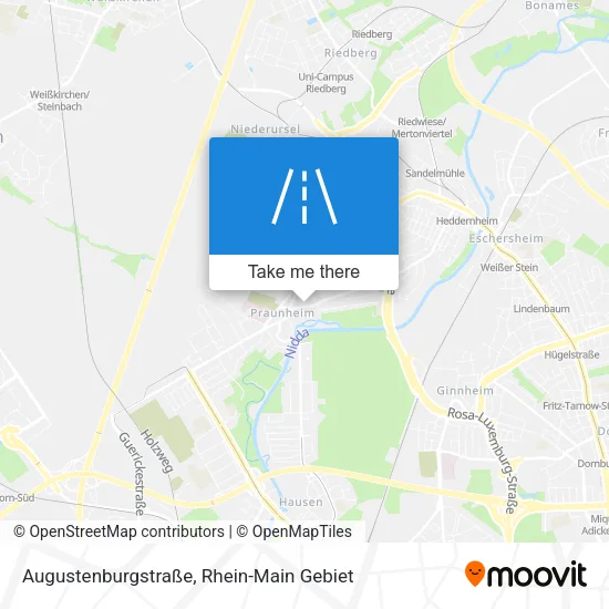 Карта Augustenburgstraße
