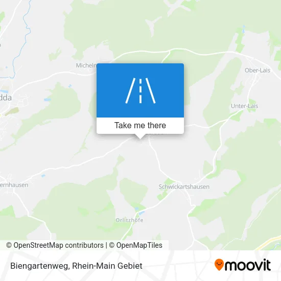 Карта Biengartenweg