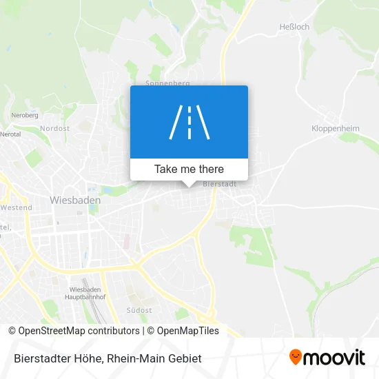 Карта Bierstadter Höhe