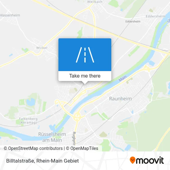 Карта Billtalstraße