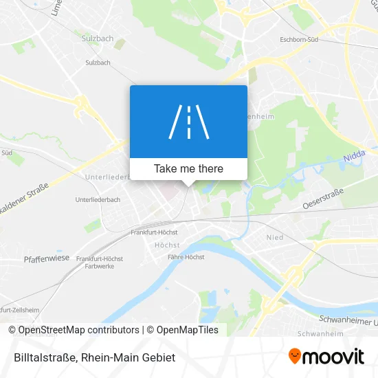Карта Billtalstraße