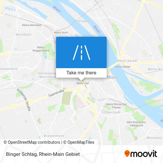 Карта Binger Schlag