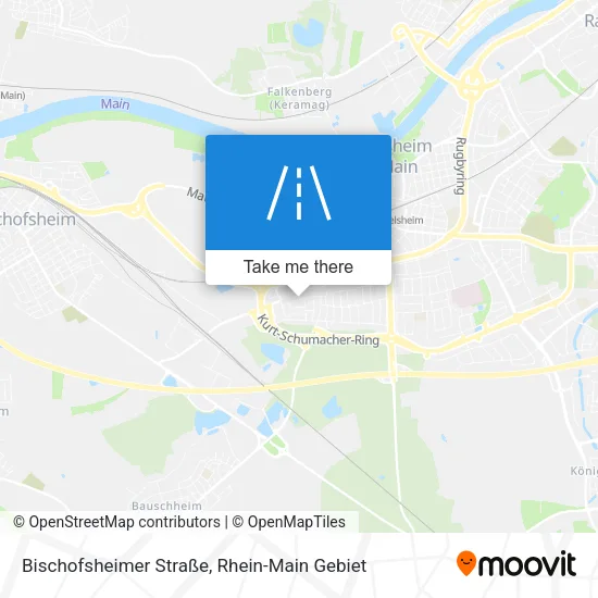 Карта Bischofsheimer Straße