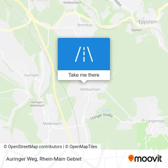 Карта Auringer Weg