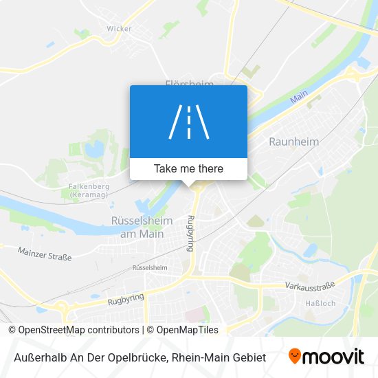 Außerhalb An Der Opelbrücke map