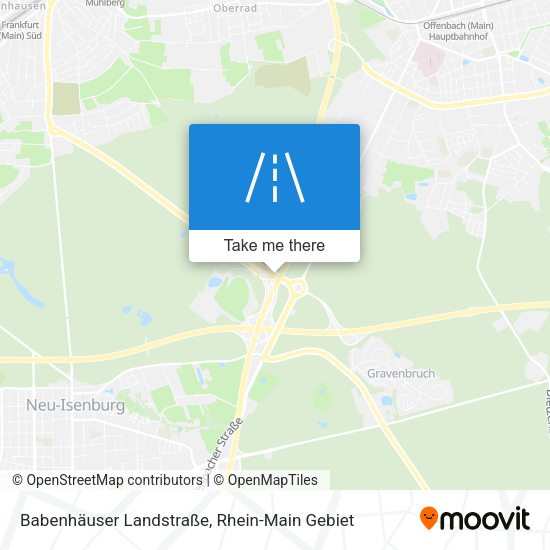Babenhäuser Landstraße map