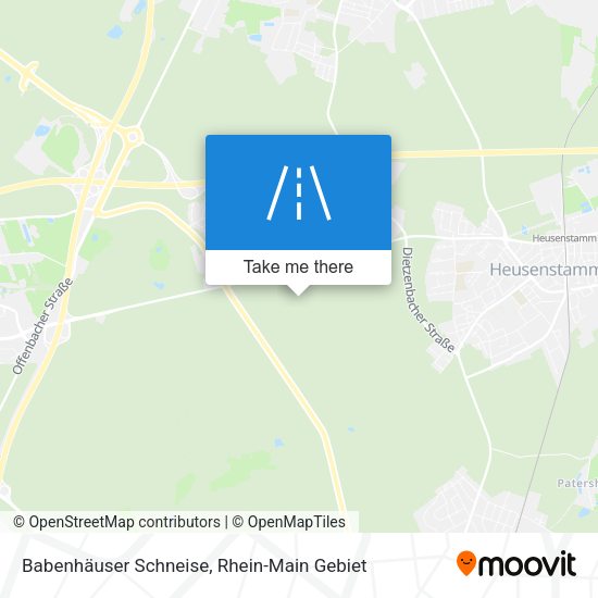 Babenhäuser Schneise map