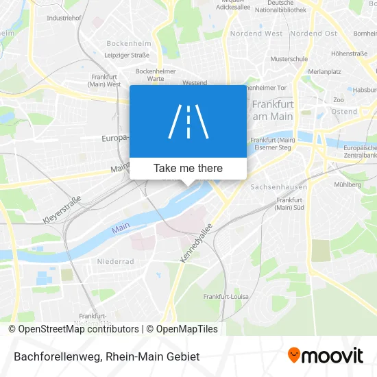 Карта Bachforellenweg