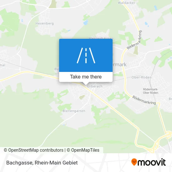 Карта Bachgasse