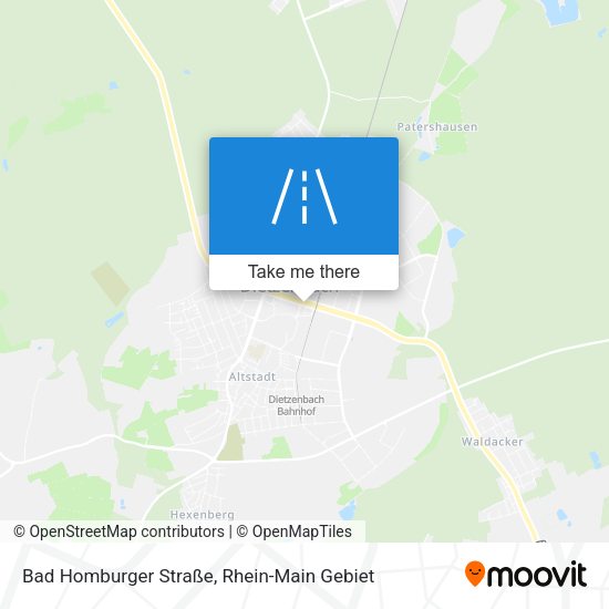 Bad Homburger Straße map