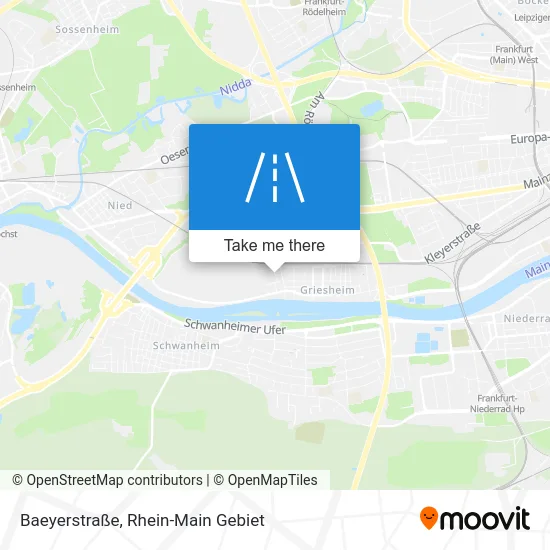 Карта Baeyerstraße