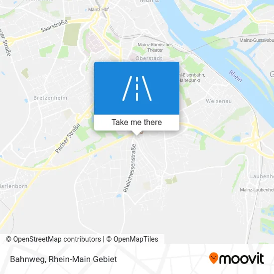 Bahnweg map