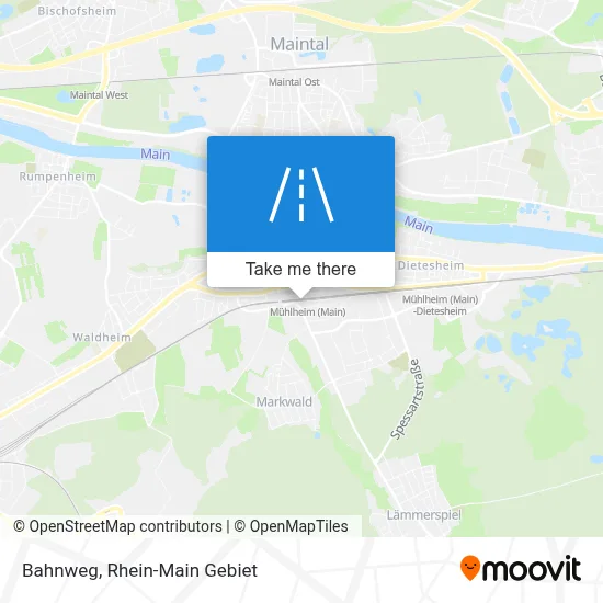 Bahnweg map