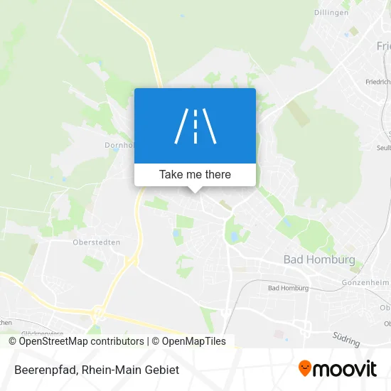 Карта Beerenpfad