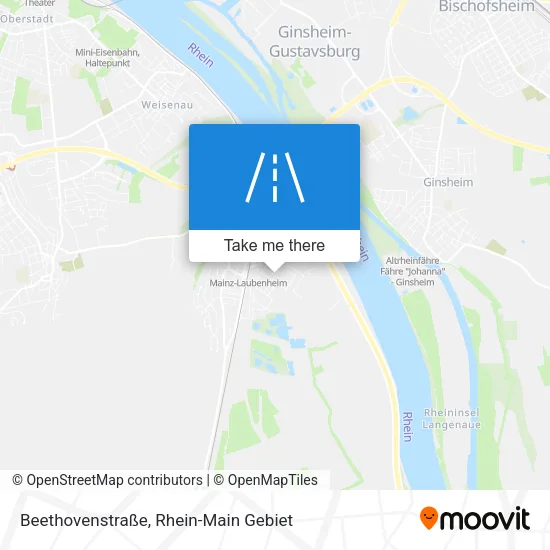 Карта Beethovenstraße
