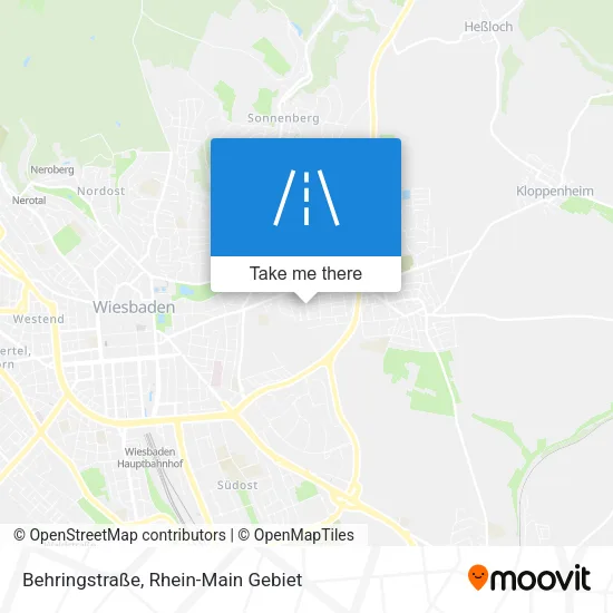 Карта Behringstraße