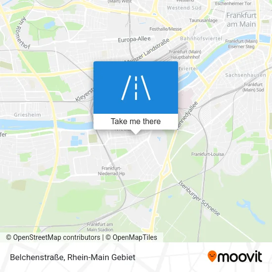 Карта Belchenstraße