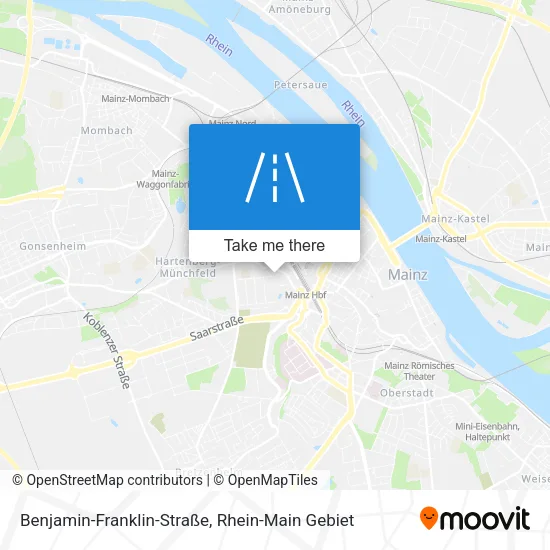 Карта Benjamin-Franklin-Straße