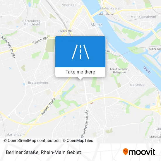 Карта Berliner Straße