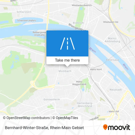 Карта Bernhard-Winter-Straße