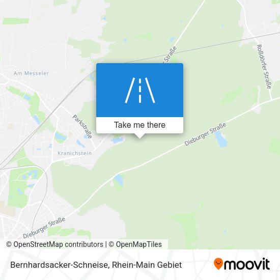 Bernhardsacker-Schneise map