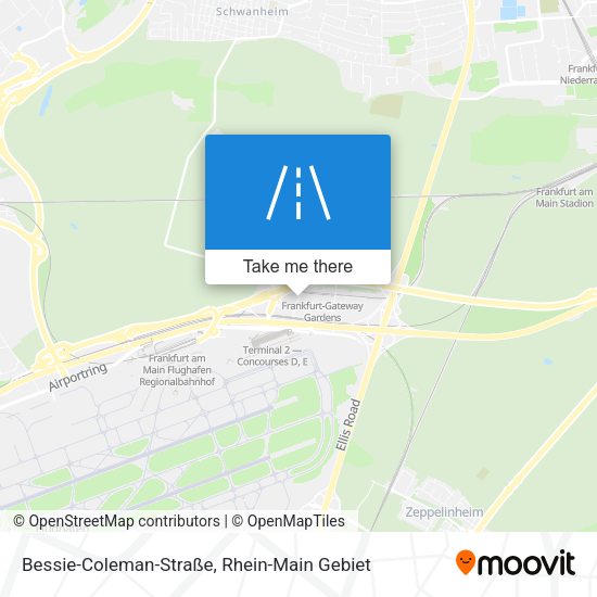Bessie-Coleman-Straße map