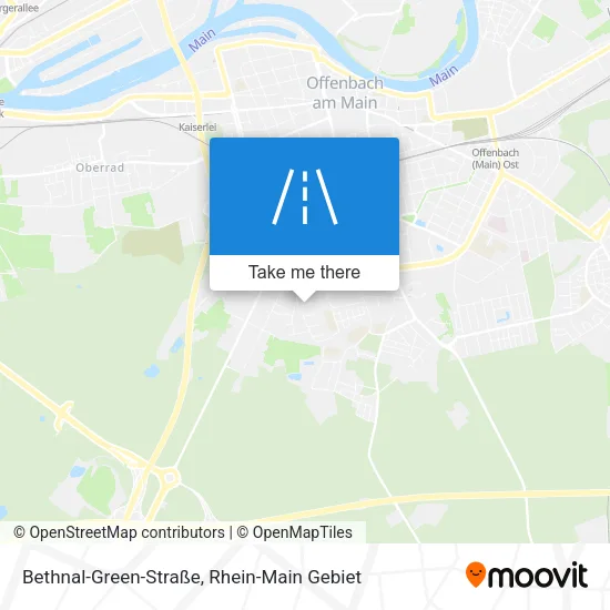 Карта Bethnal-Green-Straße