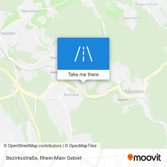 Карта Bezirksstraße