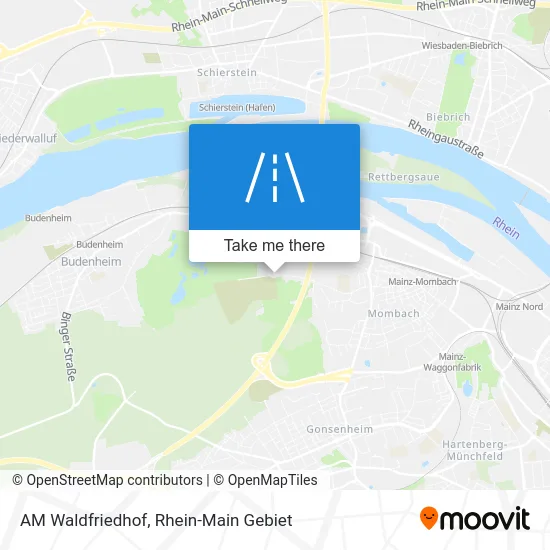 Карта AM Waldfriedhof