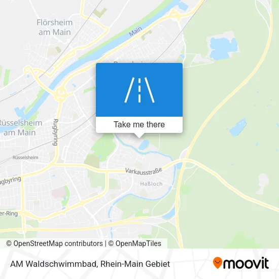 Карта AM Waldschwimmbad