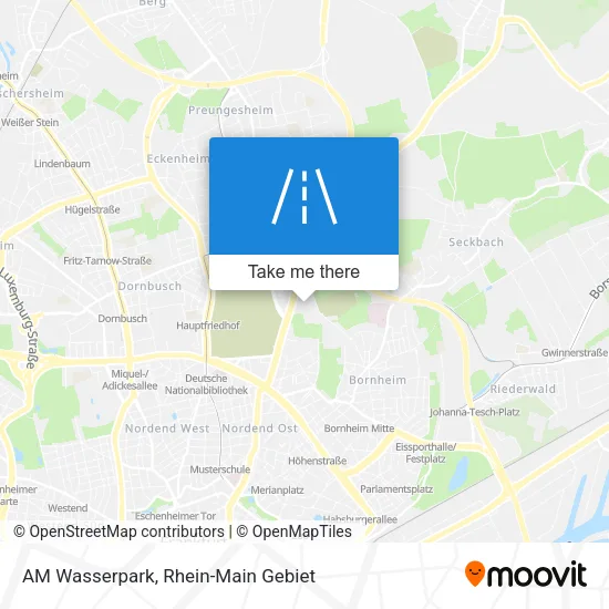 Карта AM Wasserpark