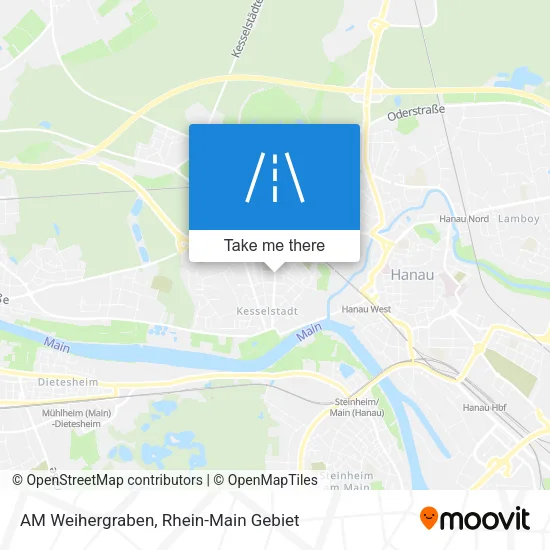 Карта AM Weihergraben