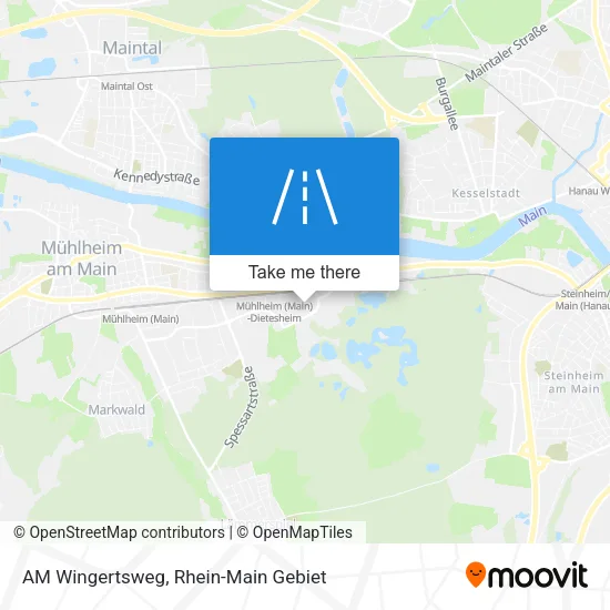 Карта AM Wingertsweg