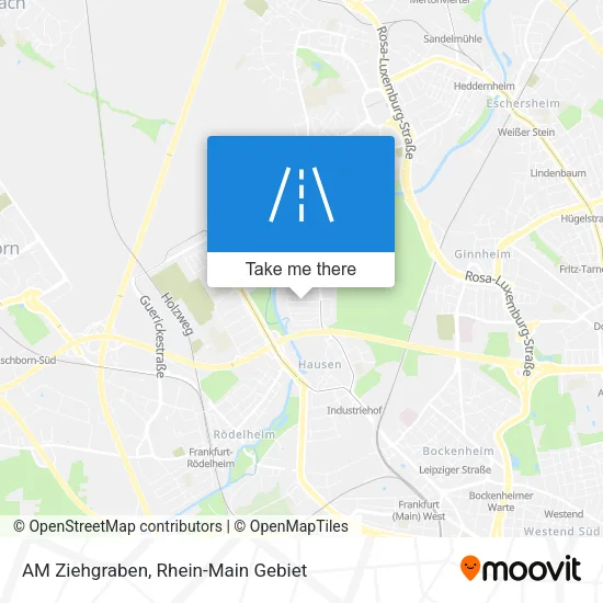AM Ziehgraben map