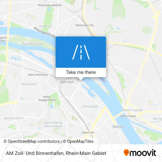 Карта AM Zoll- Und Binnenhafen