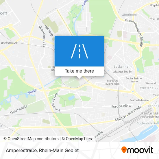 Карта Amperestraße
